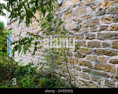 Casa di famiglia del poeta francese Arthur Rimbaud, Roche, dipartimento delle Ardenne, Francia settentrionale Foto Stock