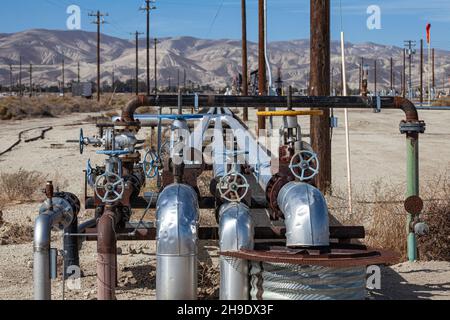 Oil Field, Maricopa, Kern County, California, USA Foto Stock