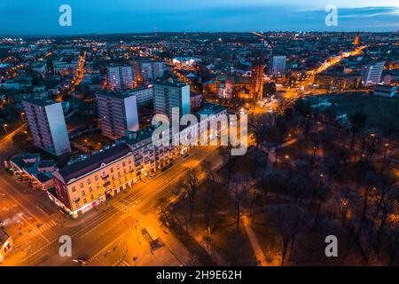 Via a Tarnow City, Polonia. Foto Stock