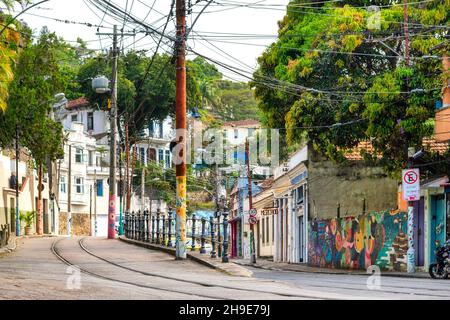 Quartiere di Santa Teresa. RIO DE JANEIRO, BRASILE, 2021 Foto Stock