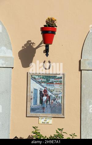 Proprietà del patrimonio presso Naval Hospital Road a Gibilterra Foto Stock