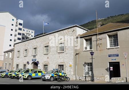 Sede della polizia di Gibilterra reale Foto Stock