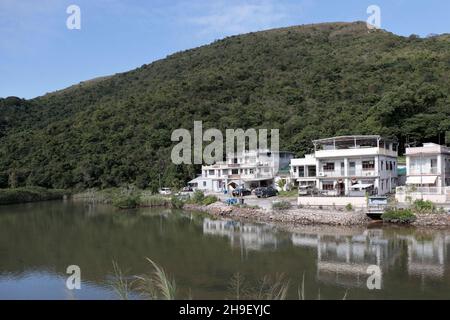 Nam Chung Village, New Territories nord-orientale, Hong Kong 9 novembre 2021 Foto Stock