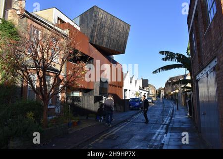 Vista su Church Walk, Stoke Newington, Londra N16 Foto Stock