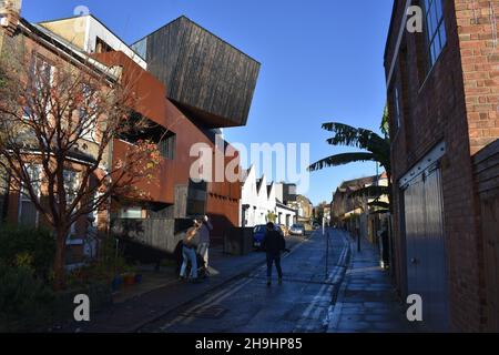 Vista su Church Walk, Stoke Newington, Londra N16 Foto Stock