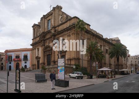 La Basilica di Sciacca. Da una serie di foto di viaggio in Sicilia, Italia. Data foto: Martedì 3 ottobre 2017. Il credito fotografico dovrebbe essere: Richard Grey/EMPICS Entertainment Foto Stock
