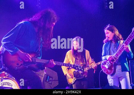 Kikagaku Moyo si esibisce al 2019 End of the Road Festival nei Larmer Tree Gardens di Dorset. Data foto: Sabato 31 agosto 2019. Il credito fotografico dovrebbe essere: Richard Grey/EMPICS Foto Stock