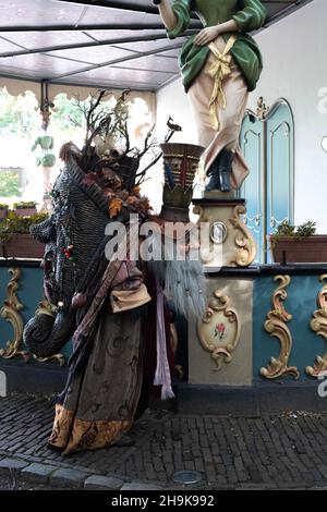 The Magic of the Efteling Theme Park The Netherlands , Flying Dutchman, Baron, Droomvect , immagini aeree Foto Stock