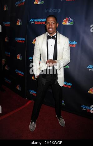 Manhattan, Stati Uniti d'America. 19 Settembre 2013. SMG Nick Cannon NY1 Americas Got Talent 091813 51.JPG NEW YORK, NY - SETTEMBRE 18: Nick Cannon partecipa alla Stagione 8 Post Show finale Red Carpet Event alla radio City Music Hall il 18 settembre 2013 a New York People: Nick Cannon Credit: Storms Media Group/Alamy Live News Foto Stock