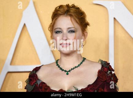 7 dicembre 2021. Londra, Regno Unito. Haley Bennett frequenta Cyrano UK Premiere, Odeon Luxe Cinema, Leicester Square, Londra. Credit: Doug Peters/EMPICS/Alamy Live News Foto Stock