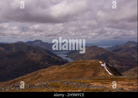 Glen Quoich e il Rough Bounds Foto Stock