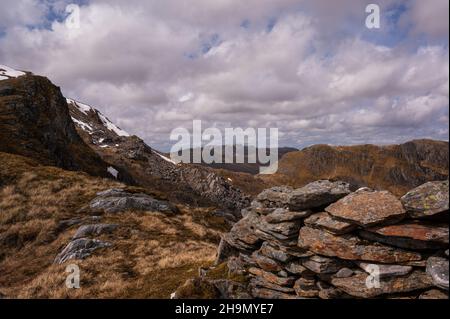 Glen Quoich e il Rough Bounds Foto Stock