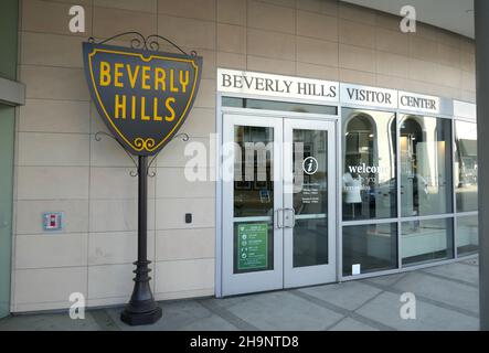 Beverly Hills, California, USA 4th Dicembre 2021 una visione generale dell'atmosfera del Beverly Hills Visitor Center il 4 Dicembre 2021 a Beverly Hills, California, USA. Foto di Barry King/Alamy Stock Foto Foto Stock