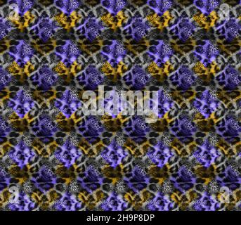 Punti a mezzitoni multicolore motivo texture sfondo.cerchi concentrici frattali.immagine punteggiata monocromatica a sfumatura moderna.linee ondulate astratta.Grun Foto Stock