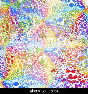 Lo sfondo delle macchie multicolore . Illustrazione vettoriale Illustrazione Vettoriale