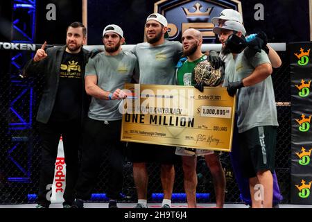 Campionato del mondo PFL 2021. La notte più grande di MMA. 6 World Title Fights at Hard Rock Live. Foto Stock