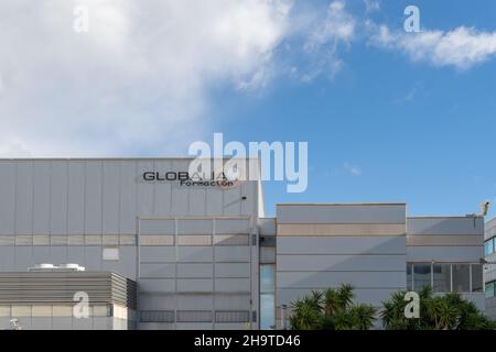 Llucmajor, Spagna; dicembre 05 2021: Società Globalia con sede nel parco industriale Son Noguera, Llucmajor, isola di Maiorca, Spagna Foto Stock