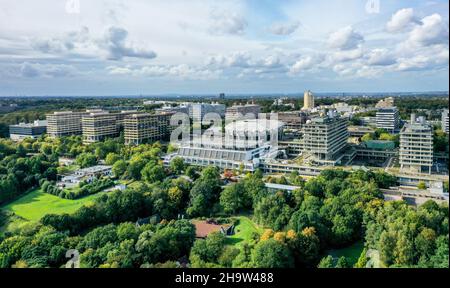 '30.09.2021, Germania, Renania settentrionale-Vestfalia, Bochum - la Ruhr-Universitaet Bochum è una delle dieci più grandi università della Germania con più di 4 Foto Stock