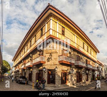 MANILA, FILIPPINE - 27 GENNAIO 2018: Casa coloniale Casa Manila nel distretto Intramuros di Manila. Foto Stock