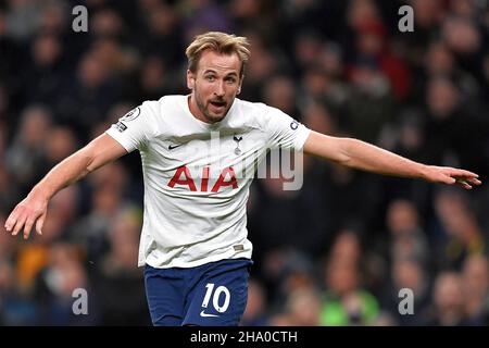 Harry Kane di Tottenham Hotspur - Tottenham Hotspur v Leeds United, Premier League, Tottenham Hotspur Stadium, Londra, Regno Unito - 21st novembre 2021 solo per uso editoriale - si applicano le restrizioni DataCo Foto Stock