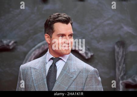 9 dicembre 2021, Madrid, Madrid, Spagna: L'attore inglese HENRY CAVILL sul tappeto rosso per la stagione 'The Witcher' 2, Premiere spagnolo a Madrid. (Credit Image: © Jack Abuin/ZUMA Press Wire) Foto Stock