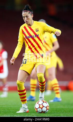 Londra, Regno Unito. 01st Feb 2018. Londra, Regno Unito, DICEMBRE 09: Kheira Hamraoui del FC Barcelona Femeni durante la Woman's Champions League Group C tra le donne dell'Arsenal e il Femenino di Barcellona all'Emirates Stadium, crawly il 09th dicembre 2021 Credit: Action Foto Sport/Alamy Live News Foto Stock