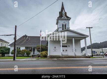 Vecchia cappella storica a Ferndale Foto Stock