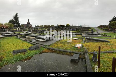 Cimitero storico di Ferndale nella California settentrionale Foto Stock