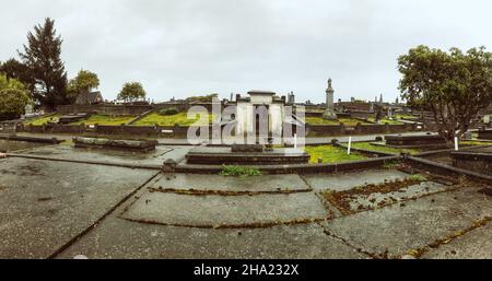 Cimitero storico di Ferndale nella California settentrionale Foto Stock