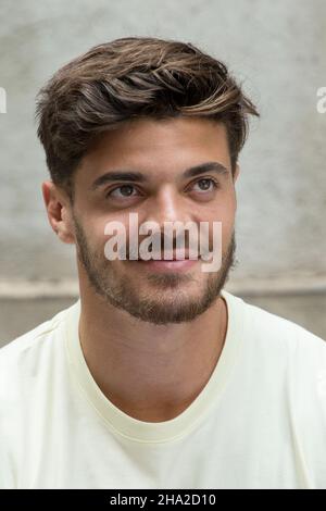 Romain Ntamack (nato il 1 maggio 1999) è un rugby Union francese fly-half che attualmente gioca per Tolosa nella Top 14, e la Francia National rugby Union Foto Stock