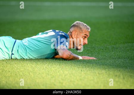 Ritratto di Roberto Maximiliano Pereyra di Udinese durante Udinese Calcio vs Venezia FC (Ritratti), Serie di calcio italiana A match a Udine, Italy, August 27 2021 Foto Stock