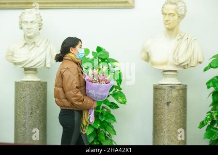 Roma, Italia. 10th Dic 2021. Casa funeraria per Lina Wertmuller al Campidoglio di Roma (Photo by Matteo Nardone/Pacific Press) Credit: Pacific Press Media Production Corp./Alamy Live News Foto Stock