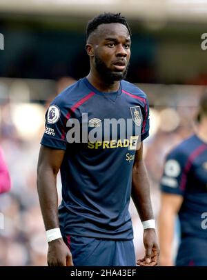 Foto di archivio datata 16-10-2021 di Maxwel Cornet di Burnley che è un dubbio per la Premier League di domenica scontro con West Ham. Data di emissione: Venerdì 10 dicembre 2021. Foto Stock