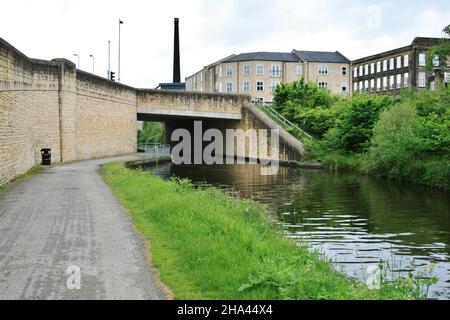 Saltaire - Centro Patrimonio Mondiale dell'Umanita' - Inghilterra Foto Stock