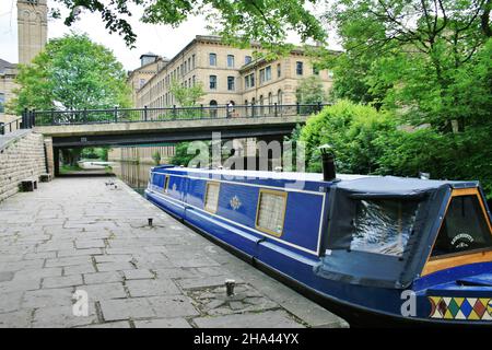 Saltaire - Centro Patrimonio Mondiale dell'Umanita' - Inghilterra Foto Stock