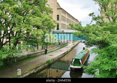 Saltaire - Centro Patrimonio Mondiale dell'Umanita' - Inghilterra Foto Stock