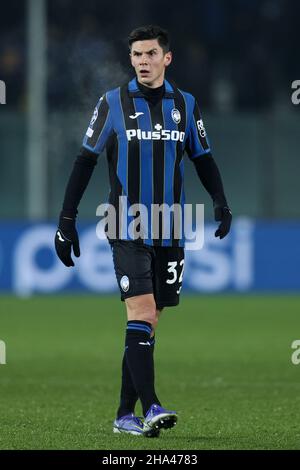 Bergamo, Italia. 09th Dic 2021. Matteo Pessina (Atalanta Bergamasca Calcio) durante Atalanta BC vs Villarreal, UEFA Champions League partita di calcio a Bergamo, Italia, Dicembre 09 2021 Credit: Independent Photo Agency/Alamy Live News Foto Stock