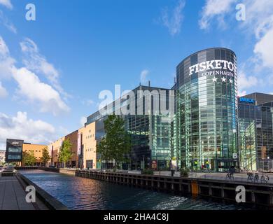 Copenhagen, Koebenhavn: Centro commerciale Fisketorvet Mall, zona di Sydhavnen, in , Zelanda, Sealand, Sjaelland, Danimarca Foto Stock