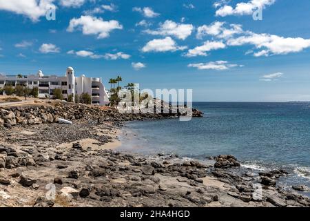 timanfaya palace hotel,punta limones,playa blanca,lanzarote,canarie,spagna,europa Foto Stock