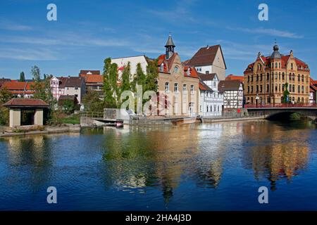 città vecchia nel distretto di brückenhausen,eschwege,werra-meissner-kreis,hesse,germania Foto Stock