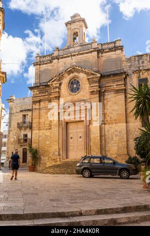 L'Oratorio di San Giuseppe in Vittoriosa, Malta, Europa. Una delle tre città di Malta Foto Stock