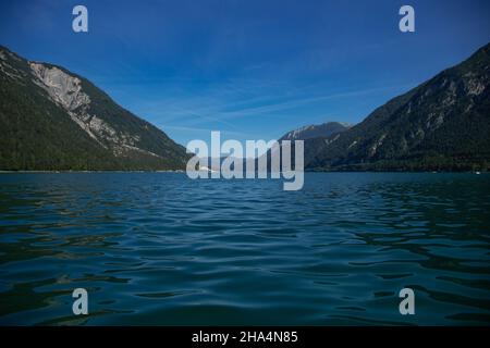 The Achensee in Austria on a beautiful summer day Foto Stock