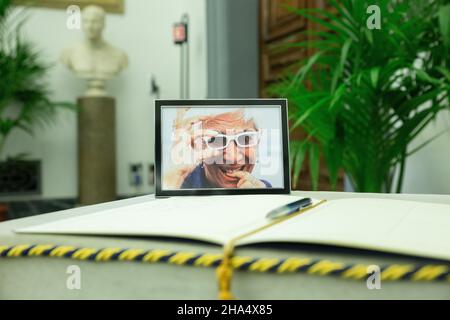 Roma, Italia. 10th Dic 2021. Casa funeraria per Lina Wertmuller al Campidoglio di Roma (Credit Image: © Matteo Nardone/Pacific Press via ZUMA Press Wire) Credit: ZUMA Press, Inc./Alamy Live News Foto Stock