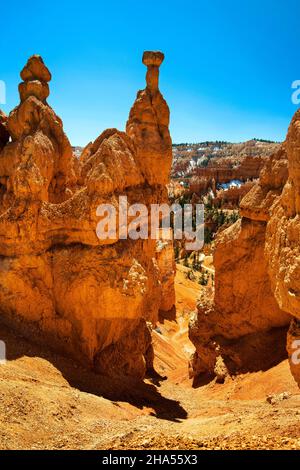 Queens Garden Trail, Bryce Canyon National Park, Utah Foto Stock