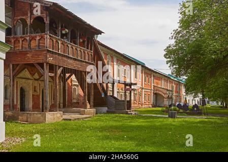 Ensemble del Monastero della Trasfigurazione del Salvatore a Yaroslavl, Patrimonio dell'Umanità dell'UNESCO, Volga, anello d'Oro, Oblast di Yaroslavl, Russia, Europa Foto Stock