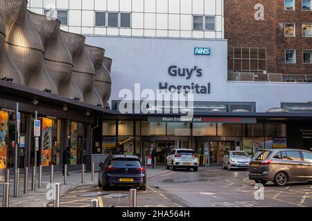 Ingresso al Guys Hospital di Londra Foto Stock