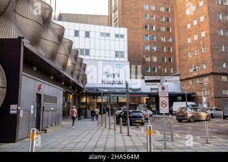 Ingresso al Guys Hospital di Londra Foto Stock