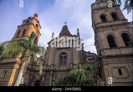 Basilica Cattedrale di San Lorenzo, Santa Cruz de la Sierra, Bolivia Foto Stock