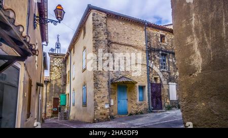 centro di fleury d'aude. campanile della chapelle des penitents. costruito nella metà del 18th secolo. monumento historique. Foto Stock