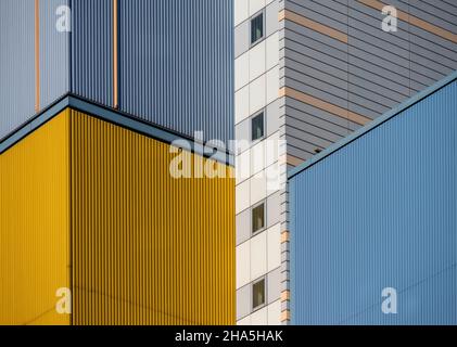 impianto comunitario di incenerimento dei rifiuti niederrhein,gmva,architettura industriale, Foto Stock